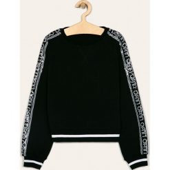 Liu Jo - Bluza dziecięca. Czarne bluzy dziewczęce Liu Jo, bez wzorów, z elastanu, bez rękawów, bez kaptura. W wyprzedaży za 269,90 zł.