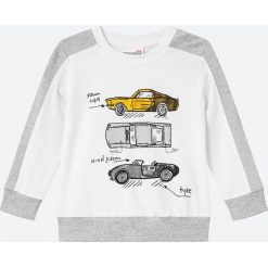 Coccodrillo - Longsleeve dziecięcy 92-122 cm. Białe t-shirty chłopięce COCCODRILLO, z nadrukiem, z dzianiny, z długim rękawem. Za 49,90 zł.