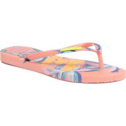 Japonki HAVAIANAS - Slim Summer Fc 41445340082 Silk Rose. Pomarańczowe klapki damskie Havaianas, bez wzorów, z tworzywa sztucznego, bez obcasa. Za 119,00 zł.