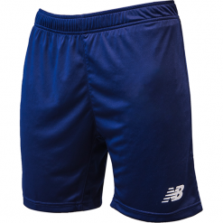 Spodenki treningowe EMS6130NV. Spodenki sportowe męskie New Balance, s, bez wzorów, z poliesteru, sportowe, do piłki nożnej. Za 129,99 zł.