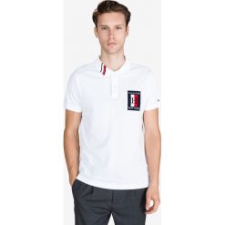 Tommy Hilfiger Polo Koszulka Biały. Białe koszulki polo męskie TOMMY HILFIGER, s, bez wzorów, z bawełny, bez rękawów. Za 428,95 zł.
