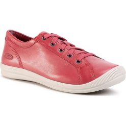 Tenisówki KEEN - Loreai Sneaker 1021949 Garnet. Czerwone półbuty damskie Keen, bez wzorów, ze skóry, bez zapięcia. W wyprzedaży za 169,00 zł.