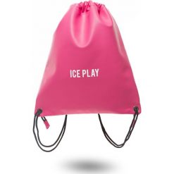 PLECAK ICE PLAY. Różowe plecaki damskie Ice Play, bez wzorów, ze skóry ekologicznej. Za 160,00 zł.