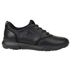 Geox Nebula S Black d829da-00085-c9999 Damskie Buty Sportowe (Rozmiar 37). Czarne buty sportowe damskie marki Geox, bez wzorów, z bawełny, sportowe. W wyprzedaży za 392,00 zł.