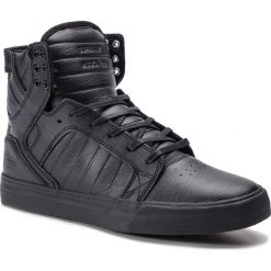 Sneakersy SUPRA - Skytop 08003-081-M Black/Black/Red. Czarne sneakersy męskie Supra, na co dzień, bez wzorów, ze skóry, eleganckie, bez zapięcia. W wyprzedaży za 379,00 zł.