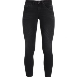 Rurki damskie: Selected Femme SFIDA CROPPED Jeans Skinny Fit black denim