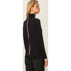 Tommy Hilfiger - Sweter. Niebieskie swetry damskie TOMMY HILFIGER, s, bez wzorów, z wełny, bez rękawów. Za 699,90 zł.