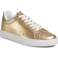 Sneakersy TRUSSARDI JEANS - 79A00465 M050. Żółte półbuty damskie Trussardi Jeans, z jeansu. Za 519,00 zł.