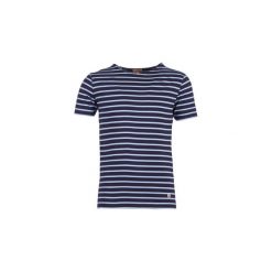 T-shirty z krótkim rękawem Armor Lux YARILOU. Niebieskie t-shirty męskie Armor lux, xl, bez wzorów, bez kołnierzyka, krótkie. Za 135,20 zł.