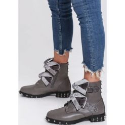 Szare Botki Madame Jolene. Szare botki damskie saszki marki vices, ze skóry, za kostkę. Za 54,99 zł.
