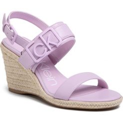 Espadryle CALVIN KLEIN - Belora B4E7994 Stone Pink. Różowe espadryle damskie Calvin Klein, bez wzorów, ze skóry ekologicznej, bez obcasa, na obcasie. Za 499,00 zł.