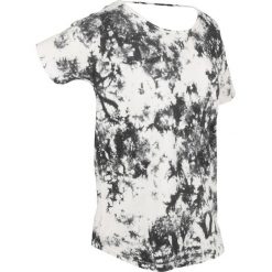 T-shirty damskie: T-shirt batikowy, krótki rękaw bonprix czarny z nadrukiem