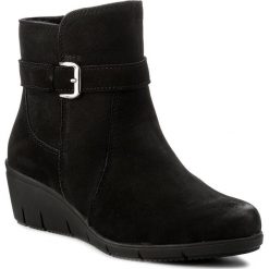 Buty zimowe damskie: Botki CAPRICE - 9-26412-29 Black Nub. Comb 015