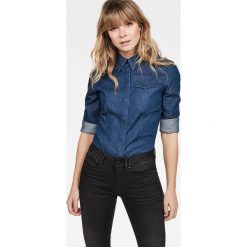 G-Star Raw - Koszula. Szare koszule jeansowe damskie G-Star RAW, l, casualowe, z długim rękawem. W wyprzedaży za 359,90 zł.
