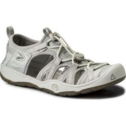 Sandały KEEN - Moxie Sandal 1018360 Silver. Szare sandały dziewczęce Keen, ze skóry ekologicznej, bez zapięcia. W wyprzedaży za 169,00 zł.