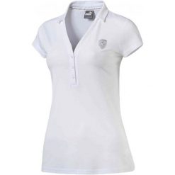 Puma Koszulka Ferrari Polo White Xxs. Białe bluzki sportowe damskie Puma, xxs, z nadrukiem, z materiału. W wyprzedaży za 189,00 zł.