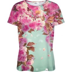 Colour Pleasure Koszulka damska CP-030 221 zielono-różowa r. XL/XXL. Czerwone bluzki damskie marki Colour pleasure, xl. Za 70,35 zł.