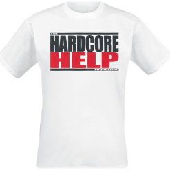 Hardcore Help Foundation Classic Logo T-Shirt biały. Białe t-shirty męskie Hardcore Help Foundation, xl. Za 79,90 zł.