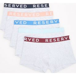 5 pack bokserek - Szary. Szare bokserki męskie Reserved. Za 69,99 zł.
