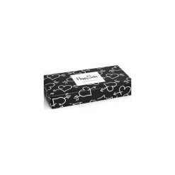 Combo Box Męski Happy Socks XARH60-9000. Czarne bokserki męskie Happy Socks. Za 76,30 zł.