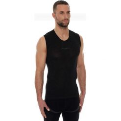 Brubeck Koszulka męska base layer bez rękawów czarna r. XL (SL10100). Czarne t-shirty męskie marki Brubeck, xl. Za 74,54 zł.