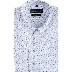 Koszula SIMONE KDWR000607. Białe koszule męskie Giacomo Conti, m, bez wzorów, z bawełny, button down, z długim rękawem. Za 299,00 zł.