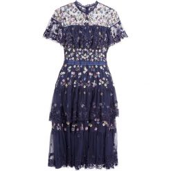 Sukienki hiszpanki: Needle & Thread TIERED ANGLAIS Sukienka koktajlowa washed indigo