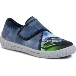 Kapcie SUPERFIT - 6-00271-82 S Blau. Niebieskie sandały chłopięce Superfit, z tworzywa sztucznego, bez zapięcia. Za 129,00 zł.