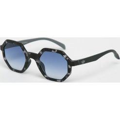 Adidas Originals - Okulary AOR020. Czarne okulary przeciwsłoneczne damskie adidas Originals, okrągłe. W wyprzedaży za 99,90 zł.