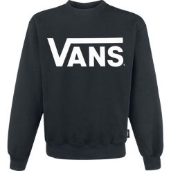 Vans Classic Crew Bluza czarny/biały. Białe bluzy męskie rozpinane Vans, s, z nadrukiem. Za 244,90 zł.