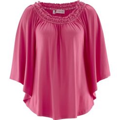 Tunika z kolekcji Maite Kelly, krótki rękaw bonprix różowy. Czerwone tuniki damskie bonprix, z krótkim rękawem. Za 59,99 zł.