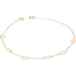 Złota Bransoletka Pleasurable. Żółte bransoletki damskie na nogę Born2be, złote. Za 29,99 zł.