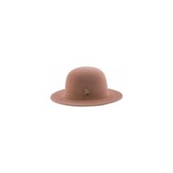 Kapelusz Flat Brim Derb. Brązowe kapelusze damskie marki Paris+hendzel handcrafted goods, z wełny. Za 350,00 zł.