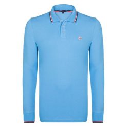 Giorgio Di Mare Koszulka Polo Męska M Niebieska. Niebieskie koszulki polo męskie Giorgio di Mare, m, bez wzorów, z długim rękawem. Za 149,00 zł.