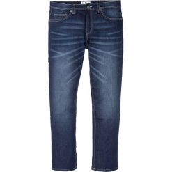 Dżinsy ze stretchem Regular Fit Straight bonprix niebieski "stone”. Niebieskie jeansy męskie bonprix, m, bez wzorów. Za 99,99 zł.