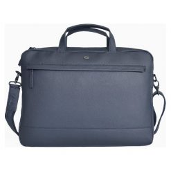 Skórzana torba na laptopa 15" unisex Daag Shaker 21 granatowa. Szare torby męskie skórzane daag, ze skóry. Za 409,99 zł.
