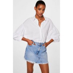 Mango - Spódnica Musthave. Szare bez kategorii marki Mango, l, z bawełny, mini. W wyprzedaży za 49,90 zł.
