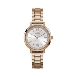 Zegarek GUESS - Posh W1231L3 ROSE GOLD/ROSE GOLD. Żółte zegarki damskie Guess. W wyprzedaży za 519,00 zł.