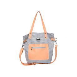 Torebki klasyczne damskie: TORBA WOREK PLECIONKA FLAMINGO POCKET