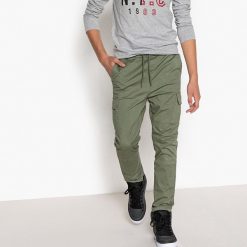Spodnie jogpant 10-16 lat. Brązowe spodnie dresowe dziewczęce marki La Redoute Collections, z bawełny. Za 79,76 zł.