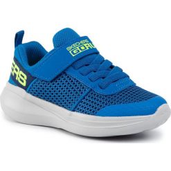 Sneakersy SKECHERS - Tharo 97875L/BLLM Blue/Lime. Niebieskie trampki chłopięce Skechers, bez wzorów, z tworzywa sztucznego, na rzepy. Za 179,00 zł.