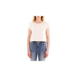 T-shirty z krótkim rękawem Fracomina FR19SM302. Białe t-shirty damskie Fracomina, xl, bez wzorów, bez kołnierzyka. Za 138,46 zł.