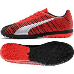 Buty piłkarskie Puma One 5.4 Tt M 105653 01. Czerwone buty sportowe męskie Puma, z materiału, bez zapięcia, do piłki nożnej. W wyprzedaży za 239,00 zł.