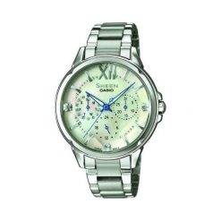 Casio Sheen SHE-3056D-7AUER - Negocjuj cenę zakupu, na pewno będziesz zadowolony. Szare zegarki damskie marki CASIO. Za 566,00 zł.