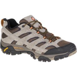 Merrell Buty Męskie Moab 2 Vent Walnut 10 (44,5). Szare buty skate męskie marki Merrell, ze skóry. W wyprzedaży za 303,00 zł.