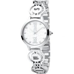 Just Cavalli - Zegarek JC1L028M0015. Szare zegarki damskie Just Cavalli, ze stali. W wyprzedaży za 419,90 zł.