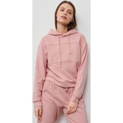 Bluza z kapturem - Różowy. Różowe bluzy damskie Reserved, xl, bez wzorów, bez rękawów, z kapturem. W wyprzedaży za 63,99 zł.