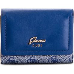 Portfele damskie: Duży Portfel Damski GUESS – Jacqui (SG) Slg SWSG69 65430 BLU