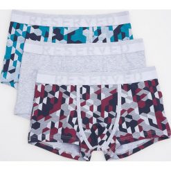 Bokserki 3 pack - Jasny szar. Szare bokserki męskie Reserved. Za 59,99 zł.