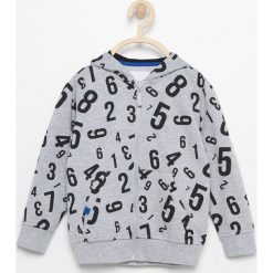 Bluzy chłopięce: Bluza z kapturem – Jasny szar